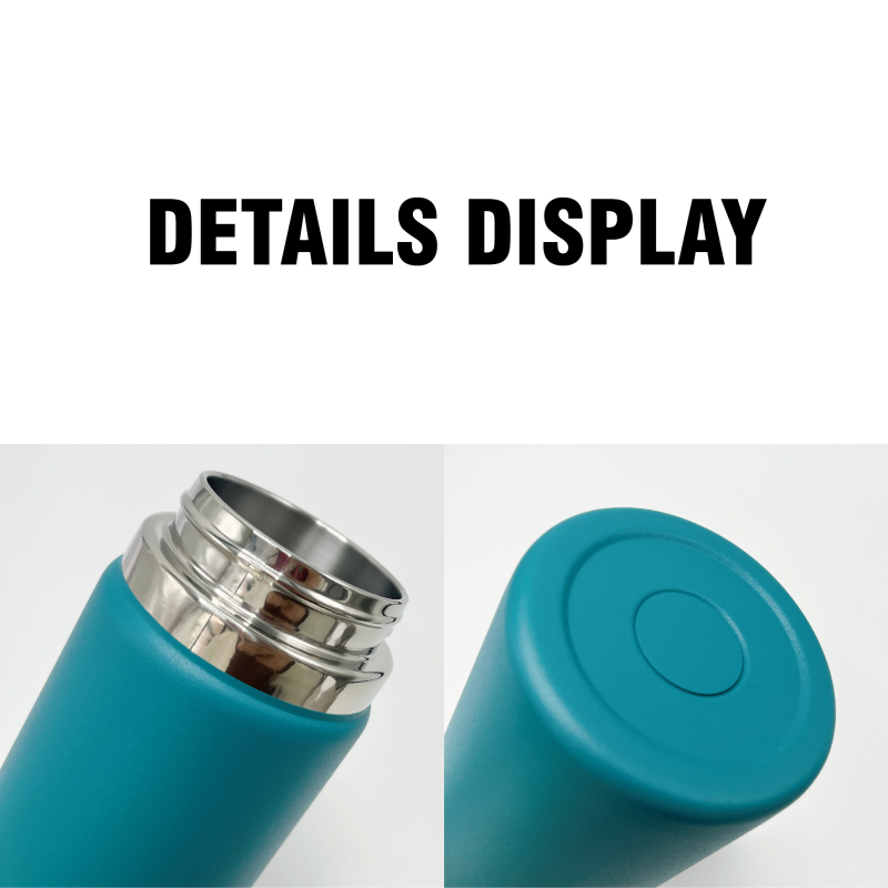Unisex Stainless Steel Wide-Mouth Water Bottle Flex Cap Double-Wall Vacuum Insulation Direct Drinking Outdoor Activities Hiking
