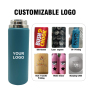 Unisex Stainless Steel Wide-Mouth Water Bottle Flex Cap Double-Wall Vacuum Insulation Direct Drinking Outdoor Activities Hiking