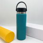 Unisex Stainless Steel Wide-Mouth Water Bottle Flex Cap Double-Wall Vacuum Insulation Direct Drinking Outdoor Activities Hiking
