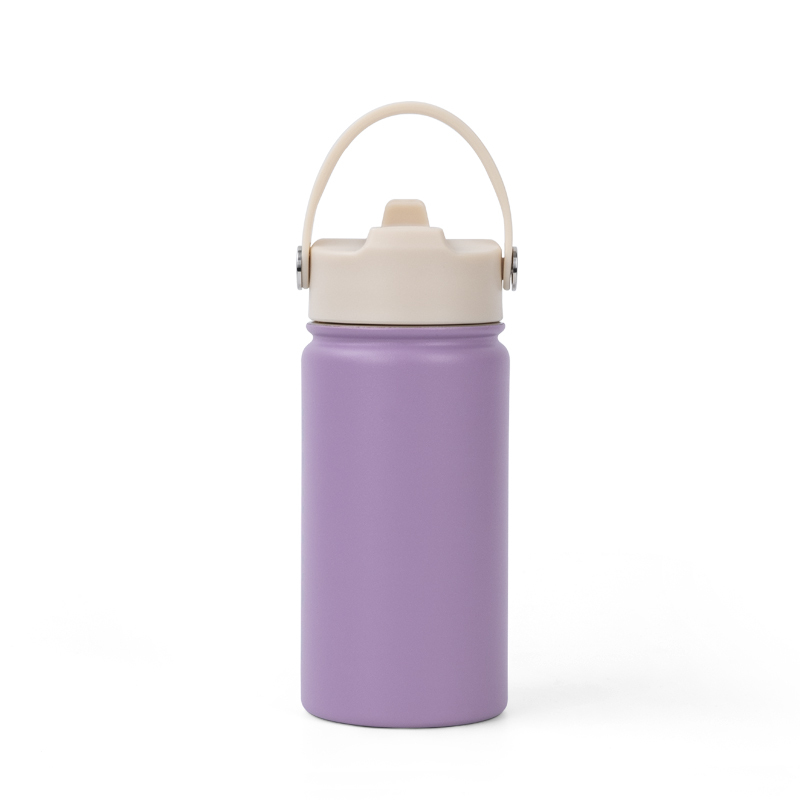 Wholesale Cheap Price Trade Assurance Thermal 12oz Stainless Steel Kids Water Bottle - Double Wall Insulated with Straw Lid