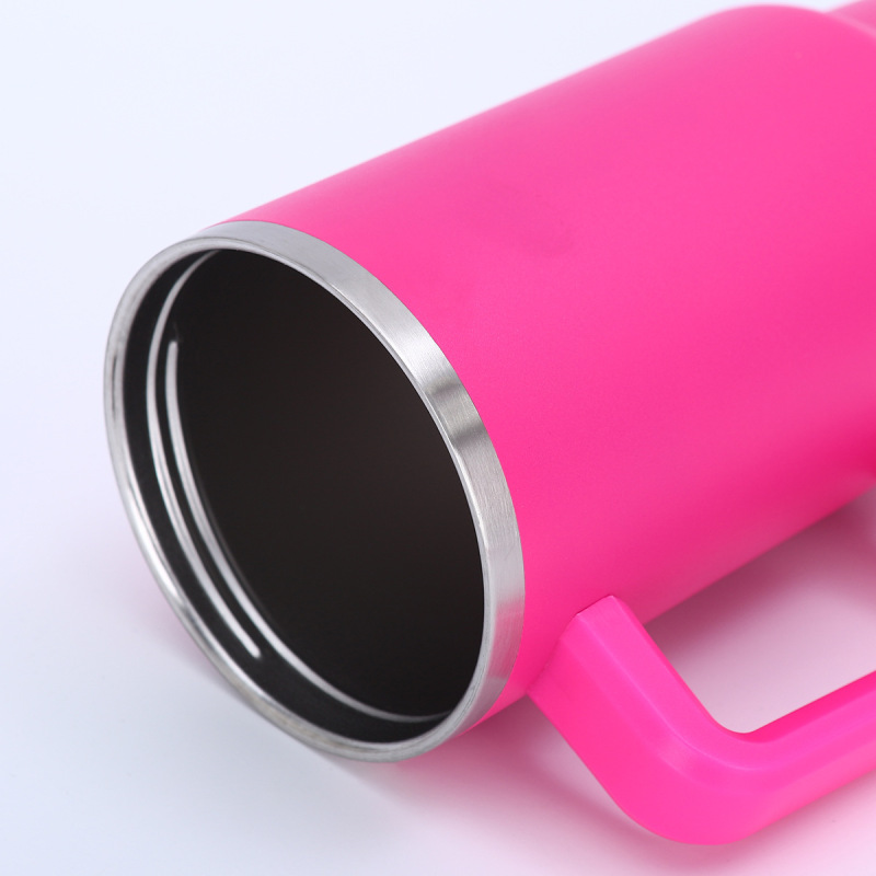 Wholesale Bulk 40 oz Large Capacity Outdoor Travel Double Wall Stainless Steel Hot and Cold Coffee Tumbler With Straw