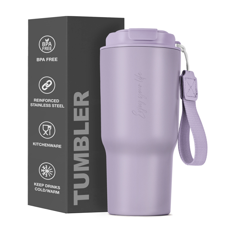 Wholesale 20oz Stainless Steel Insulated Coffee Cups Drinking Tumblers Beer Water Tea Coffee Mugs with Multifunctional Lid