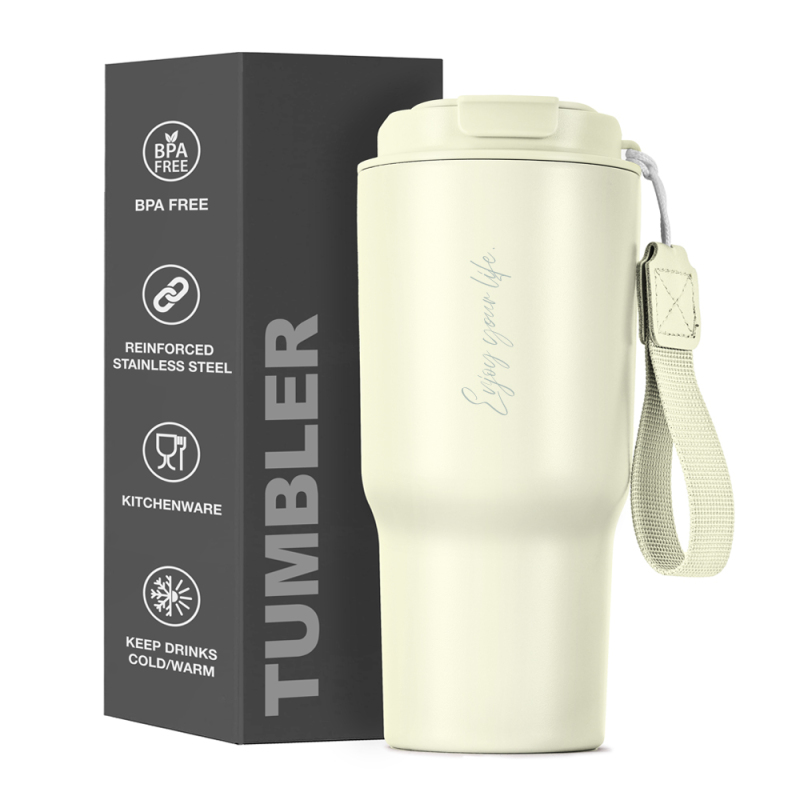 Wholesale 20oz Stainless Steel Insulated Coffee Cups Drinking Tumblers Beer Water Tea Coffee Mugs with Multifunctional Lid