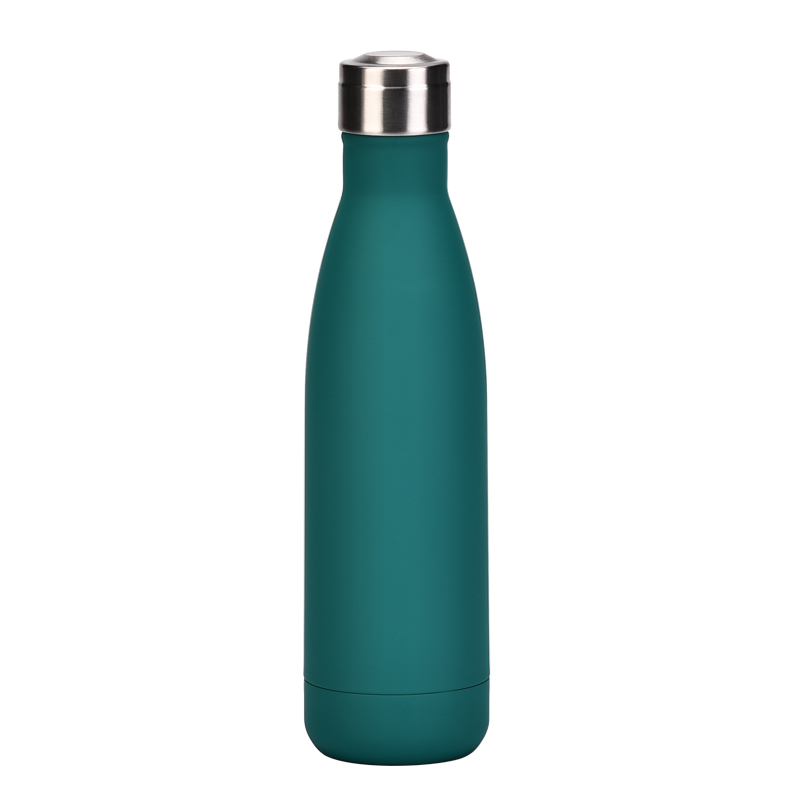 Custom Eco Logo Insulated Stainless Steel Water Bottle Double Wall Metal 500ml Capacity for Colored Drinks