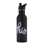 2024 Single Wall Stainless Steel Outdoor Sports Bottle Portable Handheld Large Capacity Direct Drinking for Cross Border Use