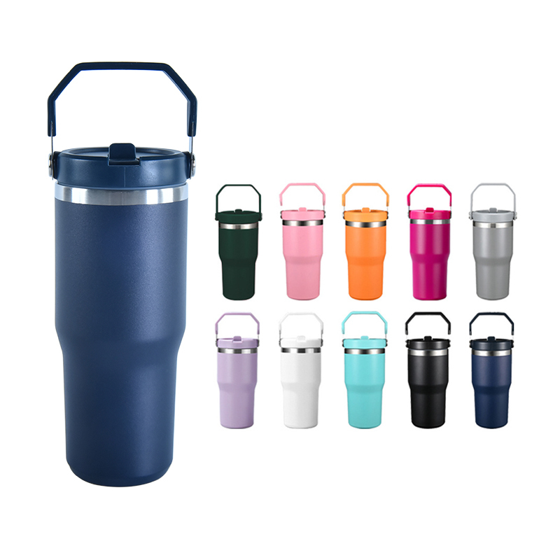 New Arrival Recycled Wide Mouth Sports 304 Stainless Steel Vacuum Sealed Water Bottles Flask Reusable Beer Cooler for Sports