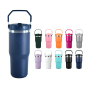 New Arrival Recycled Wide Mouth Sports 304 Stainless Steel Vacuum Sealed Water Bottles Flask Reusable Beer Cooler for Sports