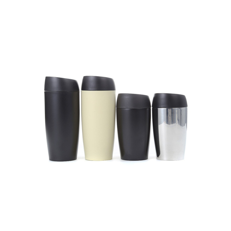 Wholesale Bulk16oz Portable Push-Button Double Wall Stainless Steel Vacuum Insulated Hot and Cold Coffee Thermos