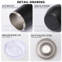 Custom Logo 350ml Coating Double Wall Vacuum Custom Coffee Mugs Stainless Steel 12oz Egg Shape Travel Coffee Mug Wine Tumbler