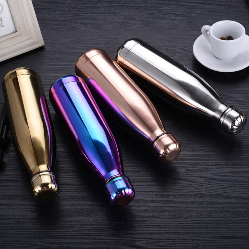 Eco friendly stainless steel tumblers double wall cola water bottles custom pattern sublimation tumbler