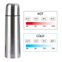 Stainless Steel Water Bottle Thermos Insulated Travel Flask Vacuum for Office Camping Keep Hot and Cold Coffee Tea Drinks
