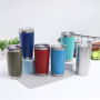 Wholesale 20oz Coffee Mug Double Walled Stainless Steel Tumbler Cups Vacuum Insulated Travel Coffee Tumbler with Straw