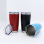 Wholesale 20oz Coffee Mug Double Walled Stainless Steel Tumbler Cups Vacuum Insulated Travel Coffee Tumbler with Straw