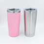 Wholesale 20oz Coffee Mug Double Walled Stainless Steel Tumbler Cups Vacuum Insulated Travel Coffee Tumbler with Straw
