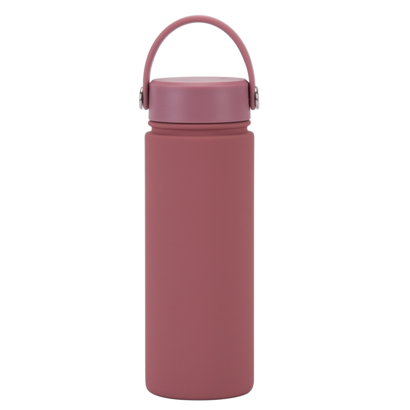 New Design Cross-Border Stainless Steel Sports Kettle Wide Mouth Portable Handheld Bottle Water Bottle Outdoor Insulated Bottle