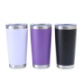 Wholesale 20oz Stainless Steel Tumblers With Lid  304 Stainless Steel Double Wall Vacuum Insulated Travel Coffee Mug
