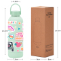 Stock Available 500ml Double-Walled Stainless Steel Insulated Outdoor Sport Water Bottle Portable Handle for Students Children