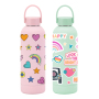 Stock Available 500ml Double-Walled Stainless Steel Insulated Outdoor Sport Water Bottle Portable Handle for Students Children