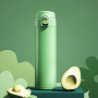 Straight Outdoor Bounce Direct Drinking Water Cup Daily Necessities Water Bottle  with Flip Top