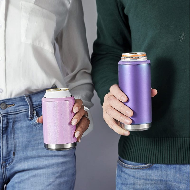 12oz Stainless Steel Thermos Cup Creative Wood Grain Portable Car Water Cup Hot Cold Beverages Vacuum Flasks Thermoses