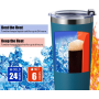 NEW Double Wall 22 oz Tumbler Stainless Steel with BPA Free Leak Proof Lid
