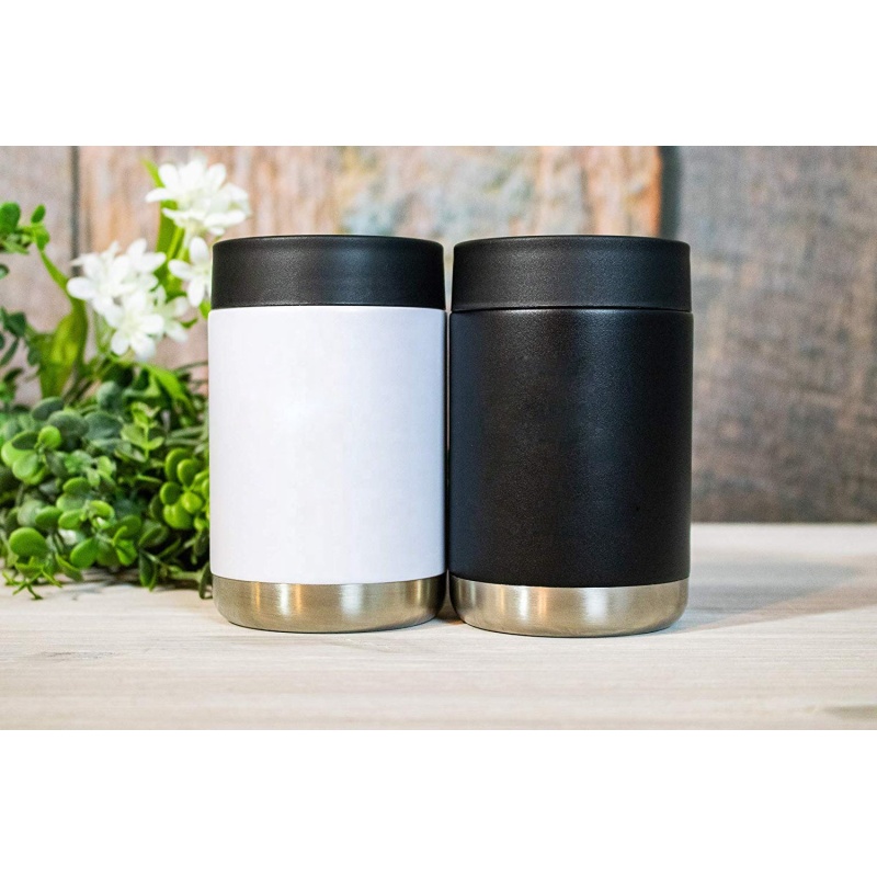 12oz Custom Stainless Steel Vacuum Insulated Metal Cola Flask Can Beer Cooler Cup Tin