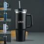 Stanley 30oz Tumbler with Handle Insulated Water Bottle Steel Vacuum Cup Reusable Travel Mug Stanleyyem Cup