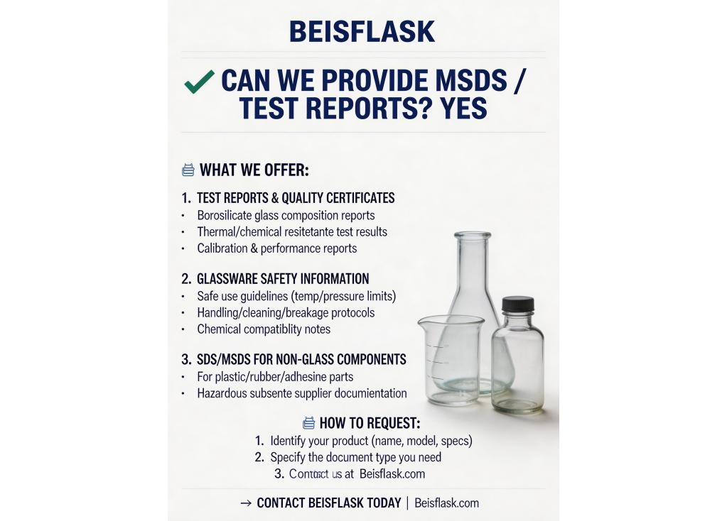 Can you provide material safety data sheets (MSDS) or test reports for your products?