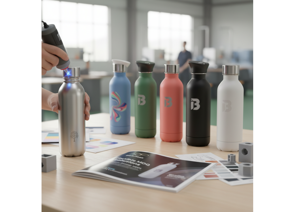 What is the typical MOQ for custom insulated water bottle orders from a factory?