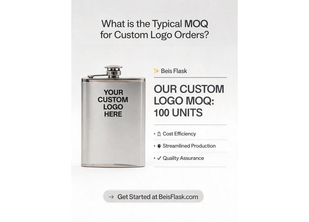 What is the typical MOQ for custom logo orders?