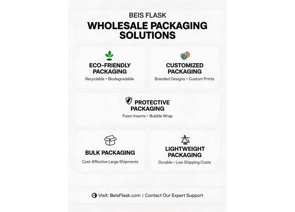 What packaging options are available for wholesale shipments?