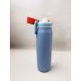 New Design Foldable Handle Beisheng Factory Supply  Double Wall Thermal Water Bottle Stainless Steel