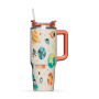 Stanley 30oz Tumbler with Handle Insulated Water Bottle Steel Vacuum Cup Reusable Travel Mug Stanleyyem Cup
