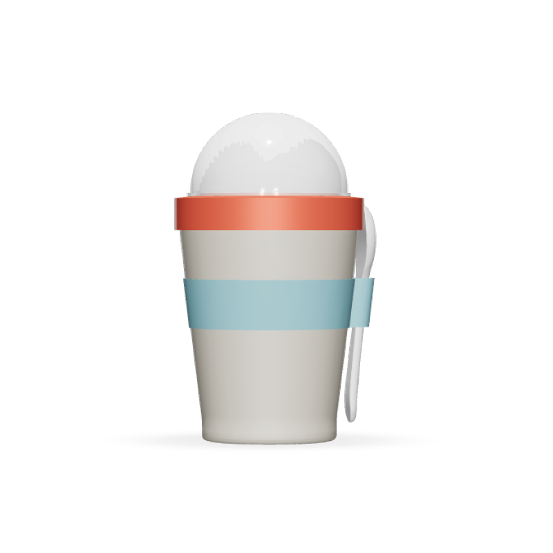 Hot Selling Products in Home and Kitchen Yogurt Stainless Steel Cup  with Spoon 