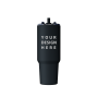 Grinkwell 40OZ Double Wall Stainless Steel Water Bottle Vacuum Flask Insulated Tumblers Beer Mug With Transparent Lid