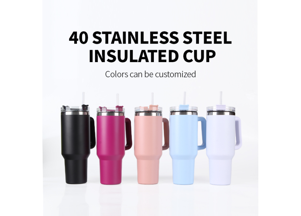 Elevate Your Brand with Customizable 40oz Stainless Steel Insulated Tumblers