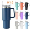 20oz  2024 Hot Sale Double Walled Insulated Tumbler High Quality Custom Cups With Handle