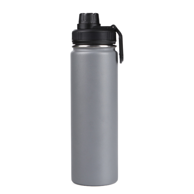 New Trend Product Double Wall Water Bottle 22oz Stainless Steel Vacuum Flask Sports Bottle Portable Thermos With Handle Lid