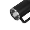 32Oz Customizable double wall insulated stainless steel white 40Oz car cup drum with anti overflow cover
