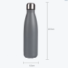 500ml Source Factory custom insulated stainless steel Coke bottles water bottles keep hot and cold with 100% leak-proof caps