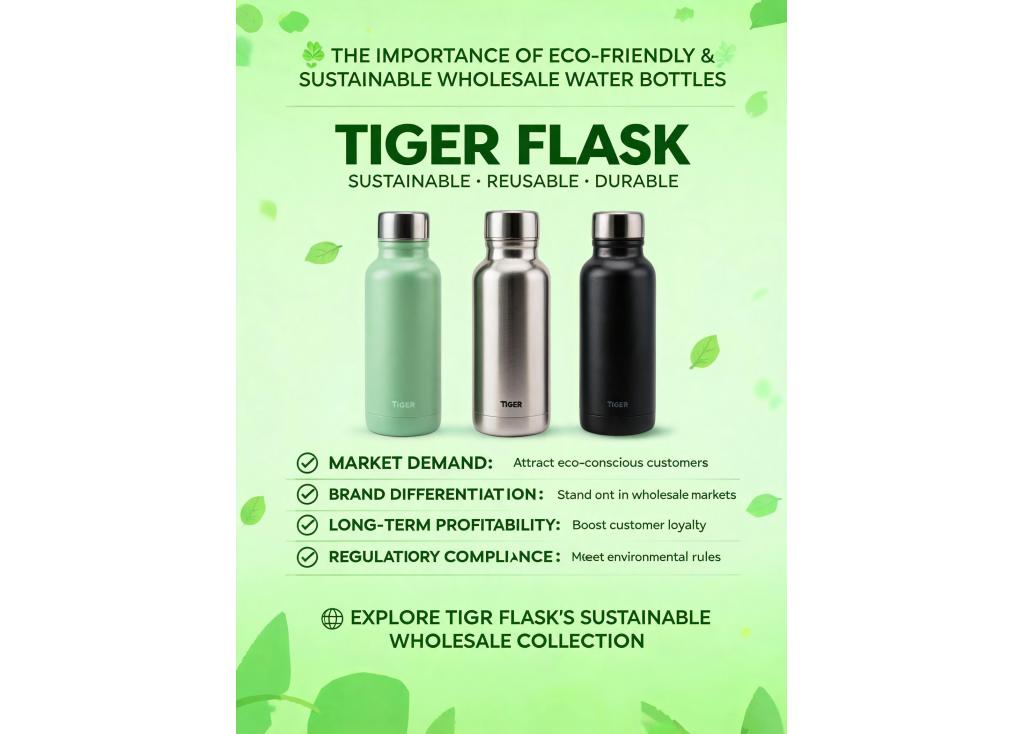How important is having an 'eco-friendly' or 'sustainable' claim for water bottles in wholesale markets?