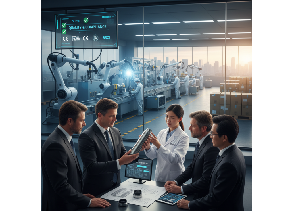 How to evaluate the reliability and production capacity of a drinkware manufacturer in China?