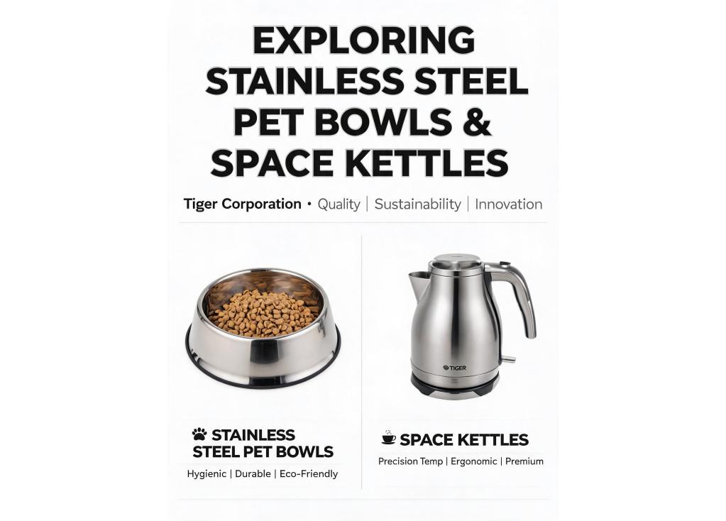 Is there growing demand for specific products like pet bowls made from stainless steel or space kettles?