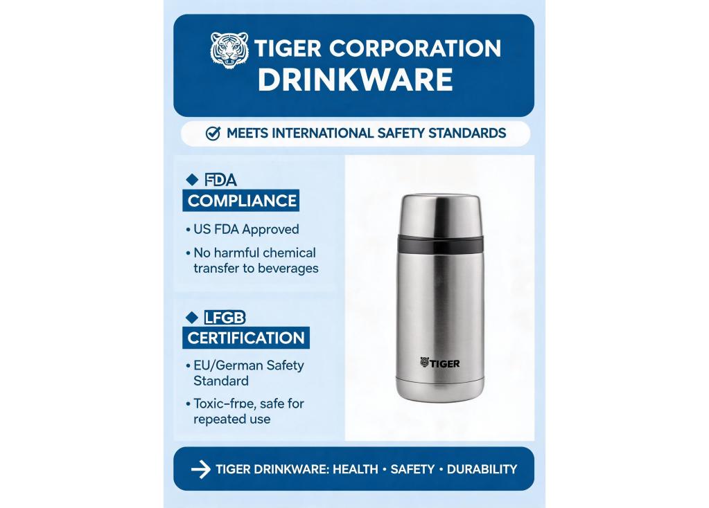 What international safety standards (e.g., FDA, LFGB) do your drinkware products comply with?
