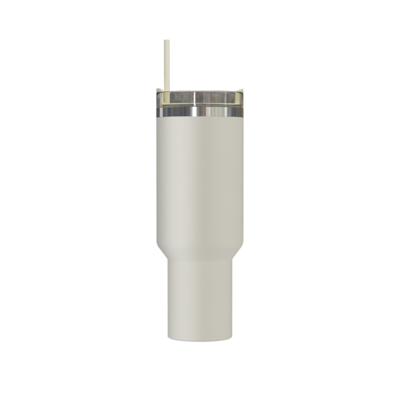 40oz Insulated Double Walled Stainless Steel Travel Mug 40oz Tumbler Car Cup Travel Tumbler With Grip Handle And Straw