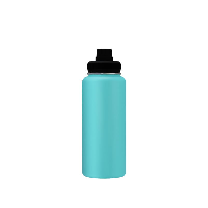 40oz Linghui Custom Logo Stainless Steel Sport Thermos Double Wall Vacuum Insulated Water Bottle Lid Perfect Drinkware