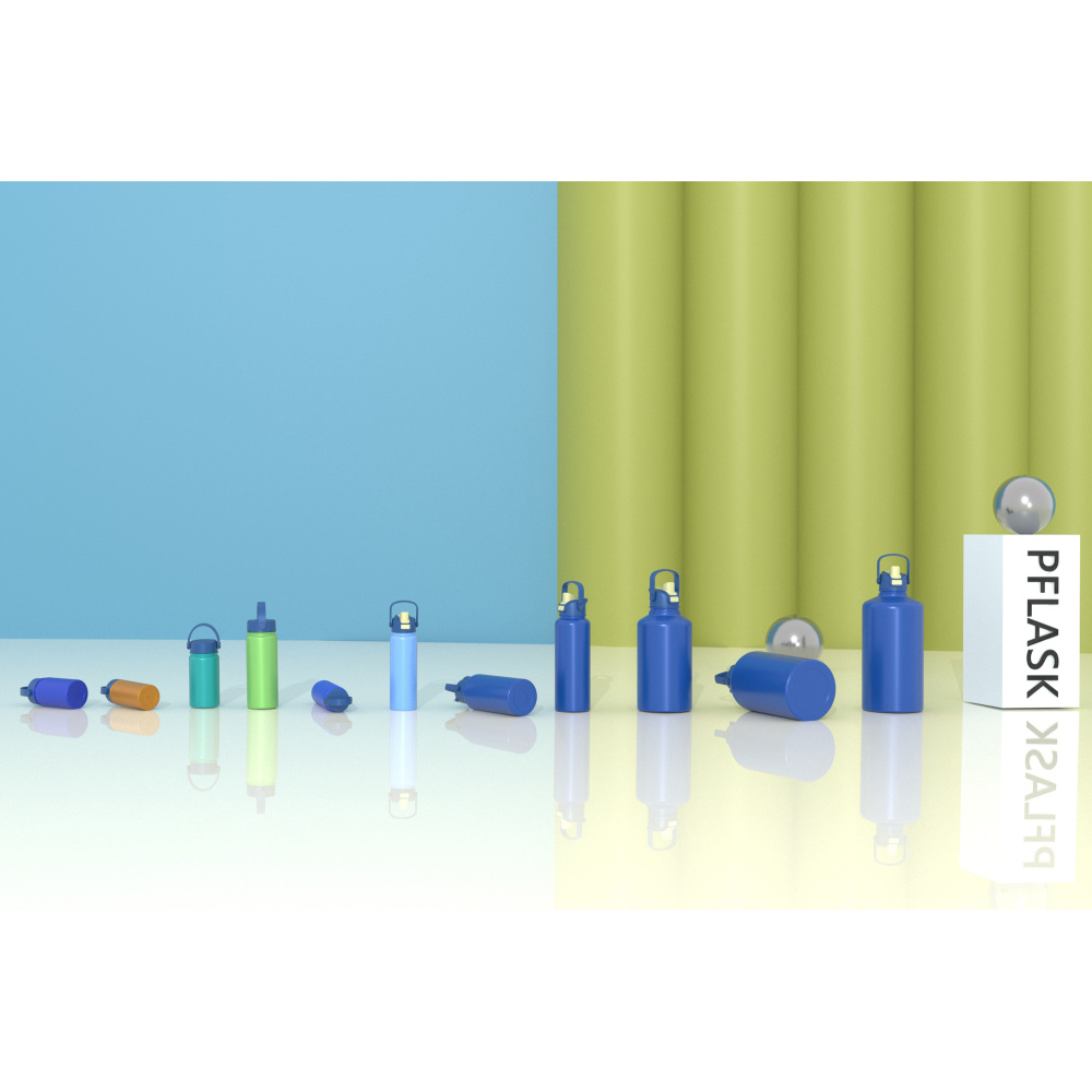 320ml/12OZ double wall insulated wide mouth bottle with hybrid lid B002