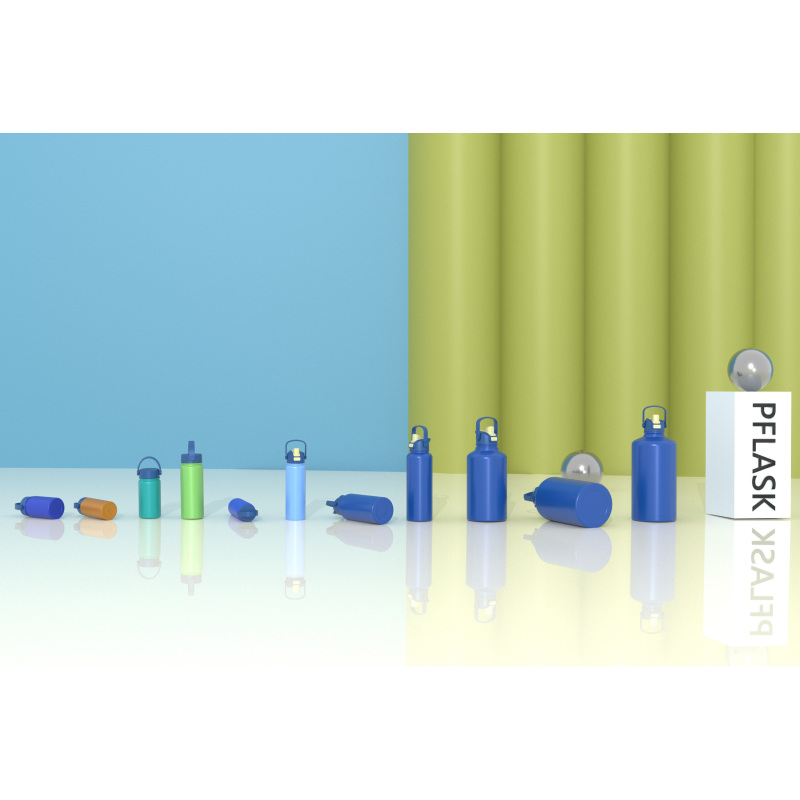 320ml/12OZ double wall insulated wide mouth bottle with hybrid lid B002