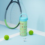 320ml/12OZ double wall insulated wide mouth bottle with hybrid lid B002