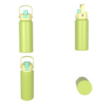 780ml/26OZ double wall insulated wide mouth bottle with push-open lid B013